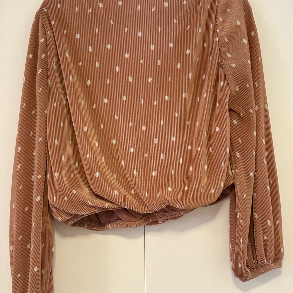 Astr Polka Dot Blouse